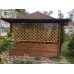  Мягкие окна ПВХ для беседки, крепления скобы с ремешками