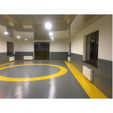 Борцовский ковер на площадку 6 м х 6 м  однотонный (покрытие) 