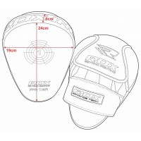 Лапы боксерские RDX Multi Red