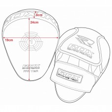 Лапы боксерские RDX Multi Red