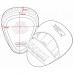 Лапы боксерские RDX Gel Focus Red
